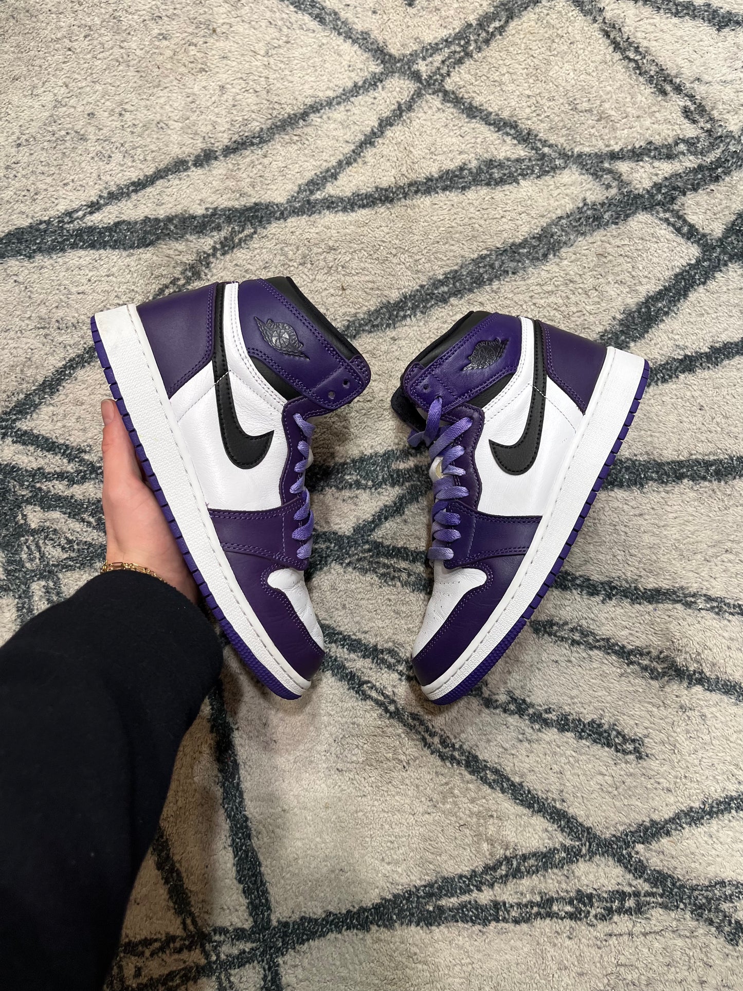 Air Jordan 1 Mid Court Purple