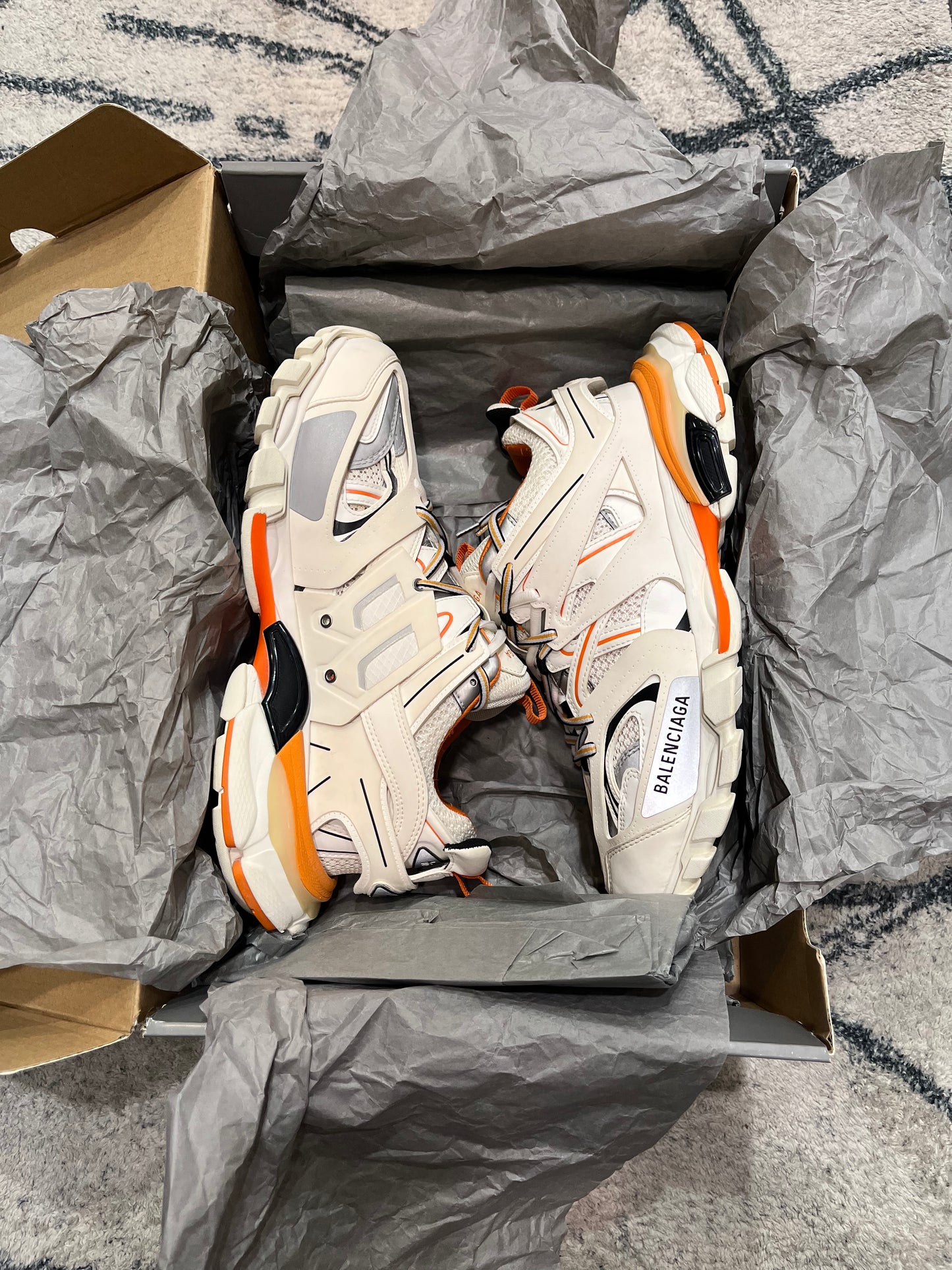 Balenciaga Track White Orange