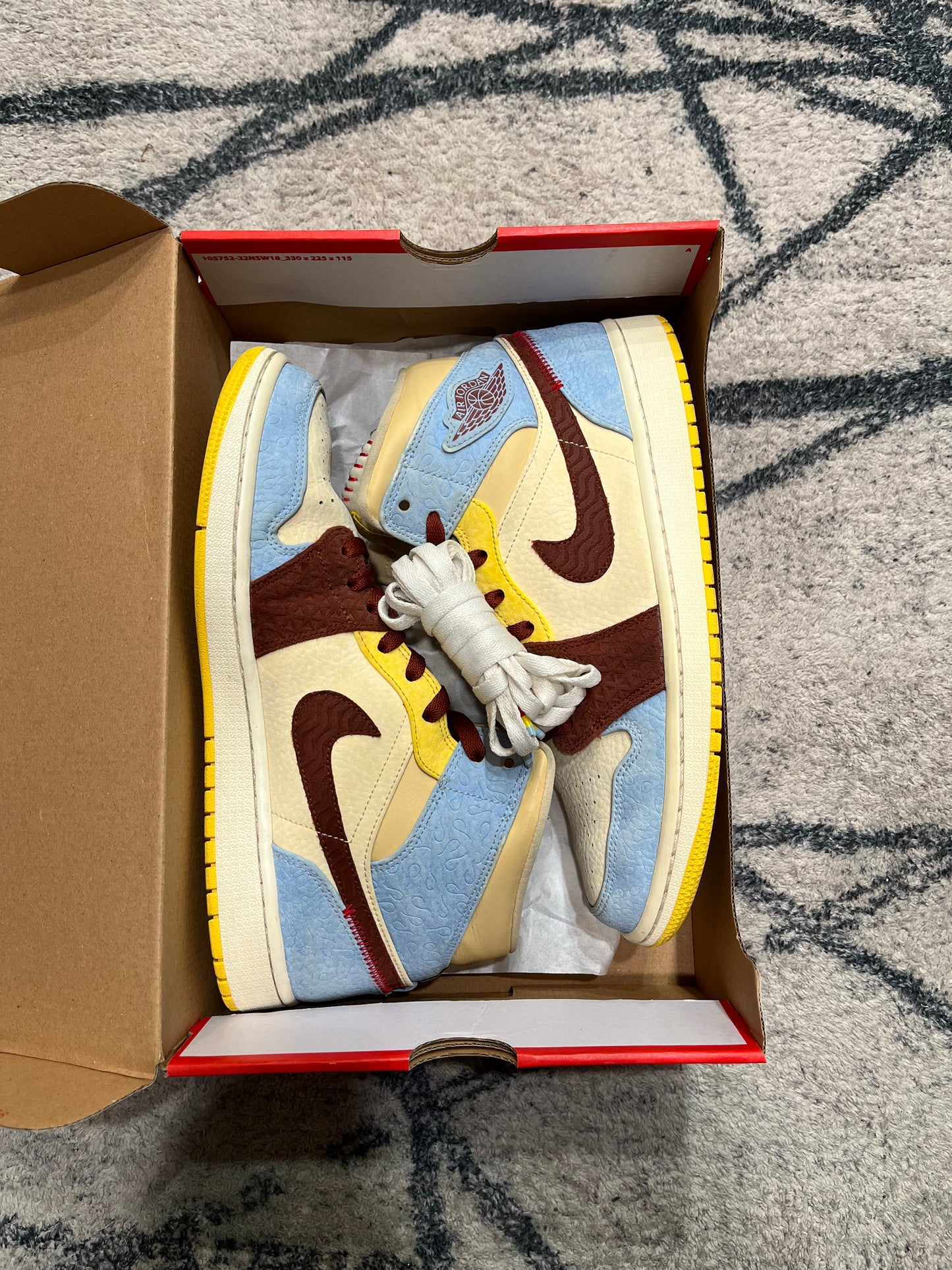 Air Jordan 1 Maison Chateau Rouge