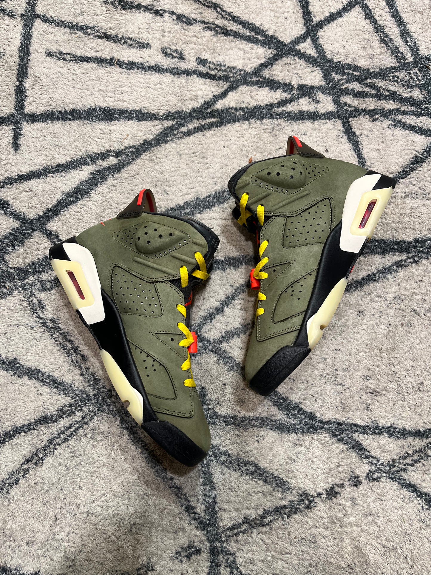 Air Jordan 6 Travis Olive