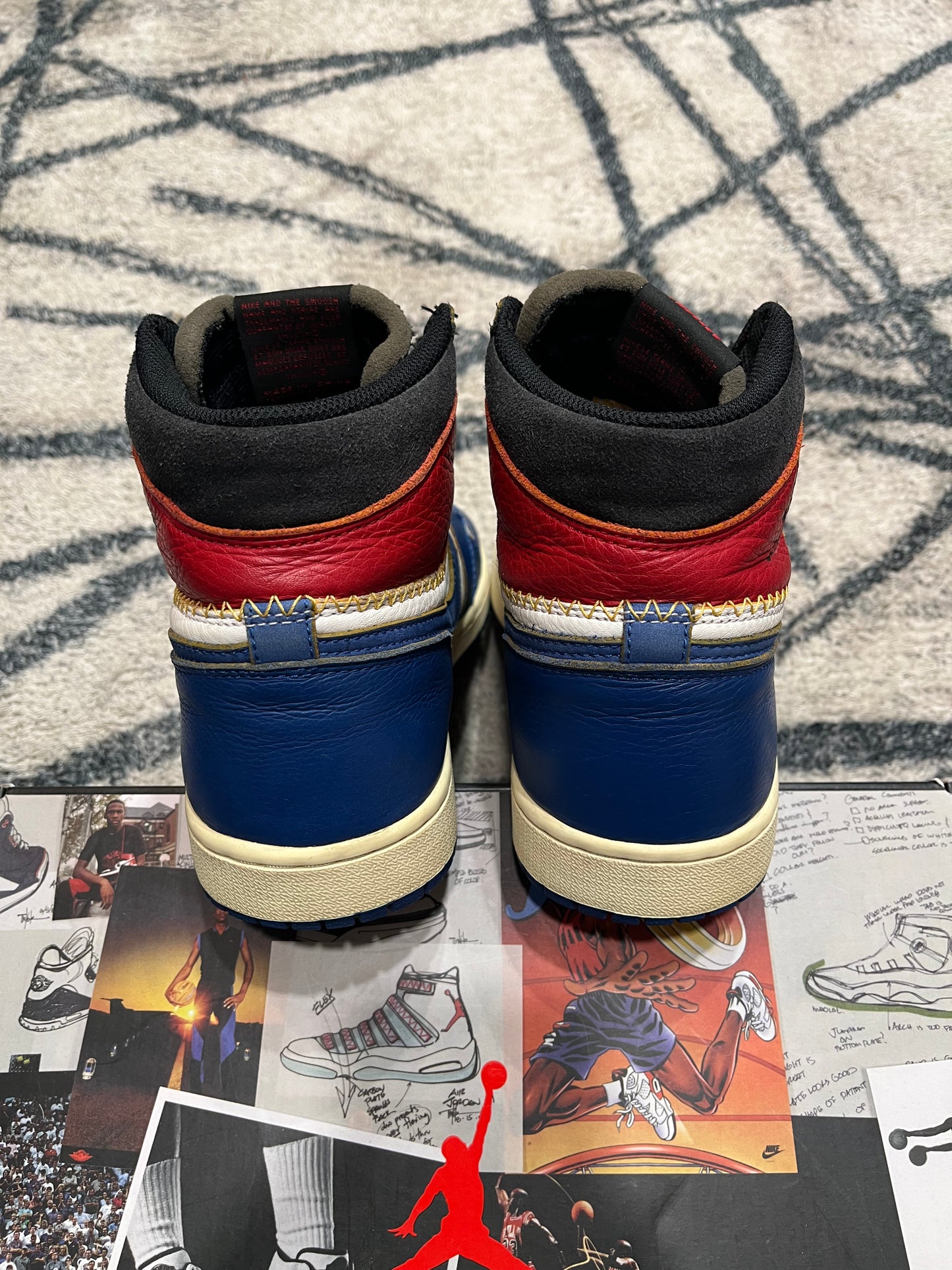 Air Jordan 1 Union Storm Blue