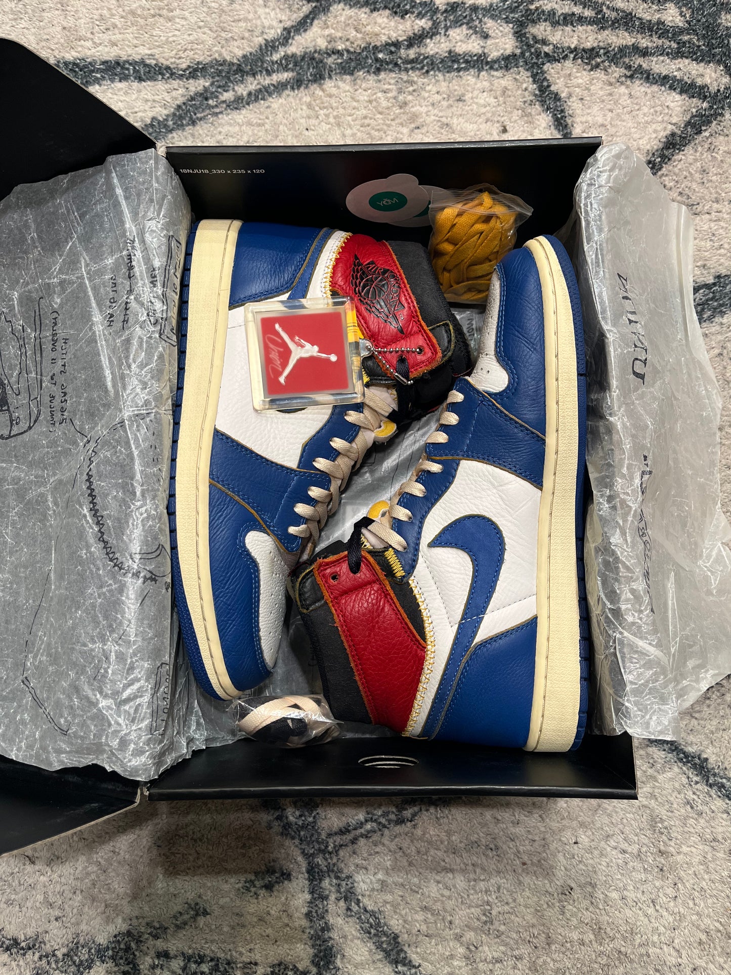 Air Jordan 1 Union Storm Blue