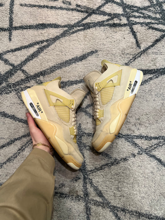 Air Jordan 4 Off White Sail