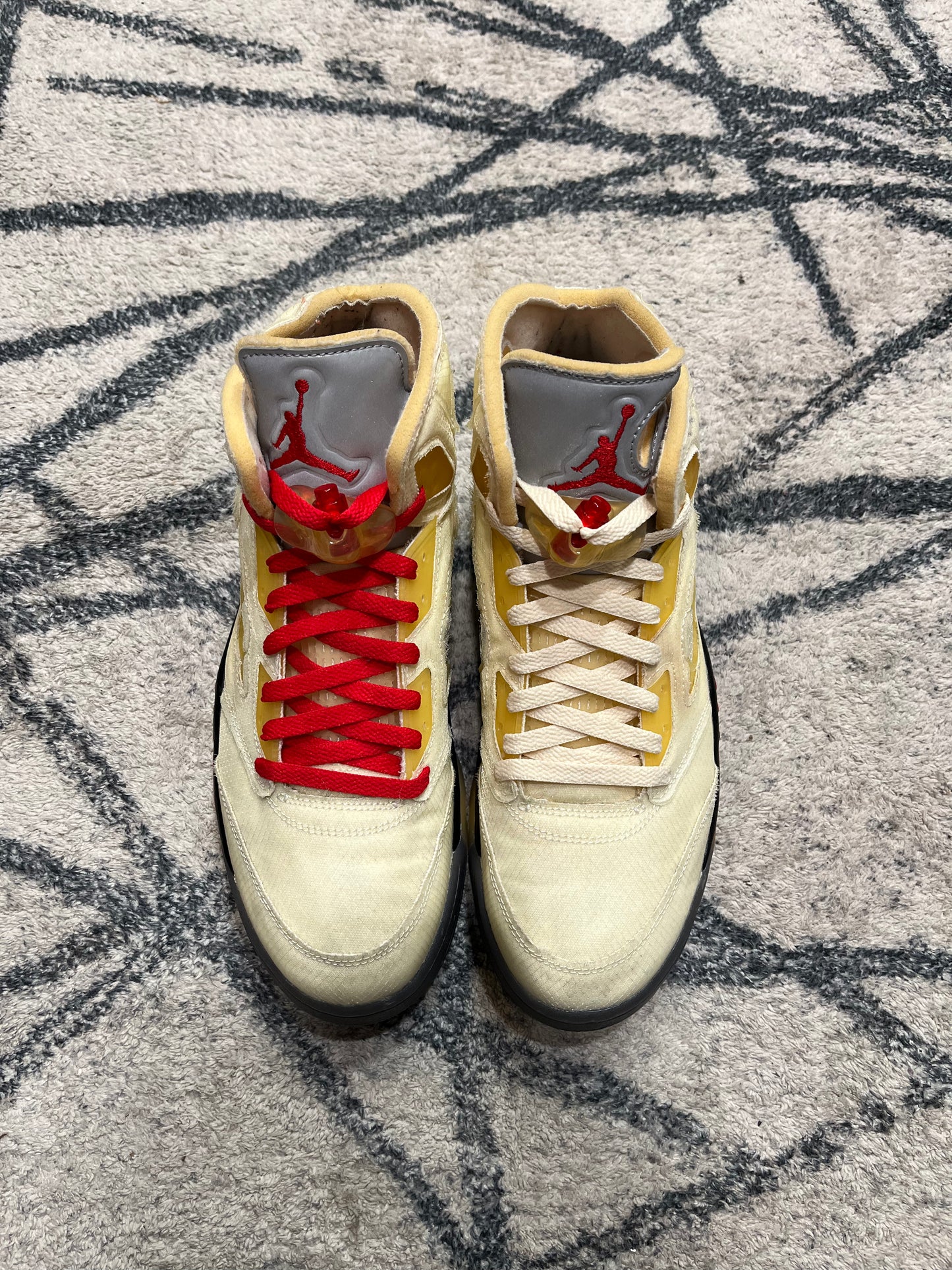 Air Jordan 5 Off White Sail