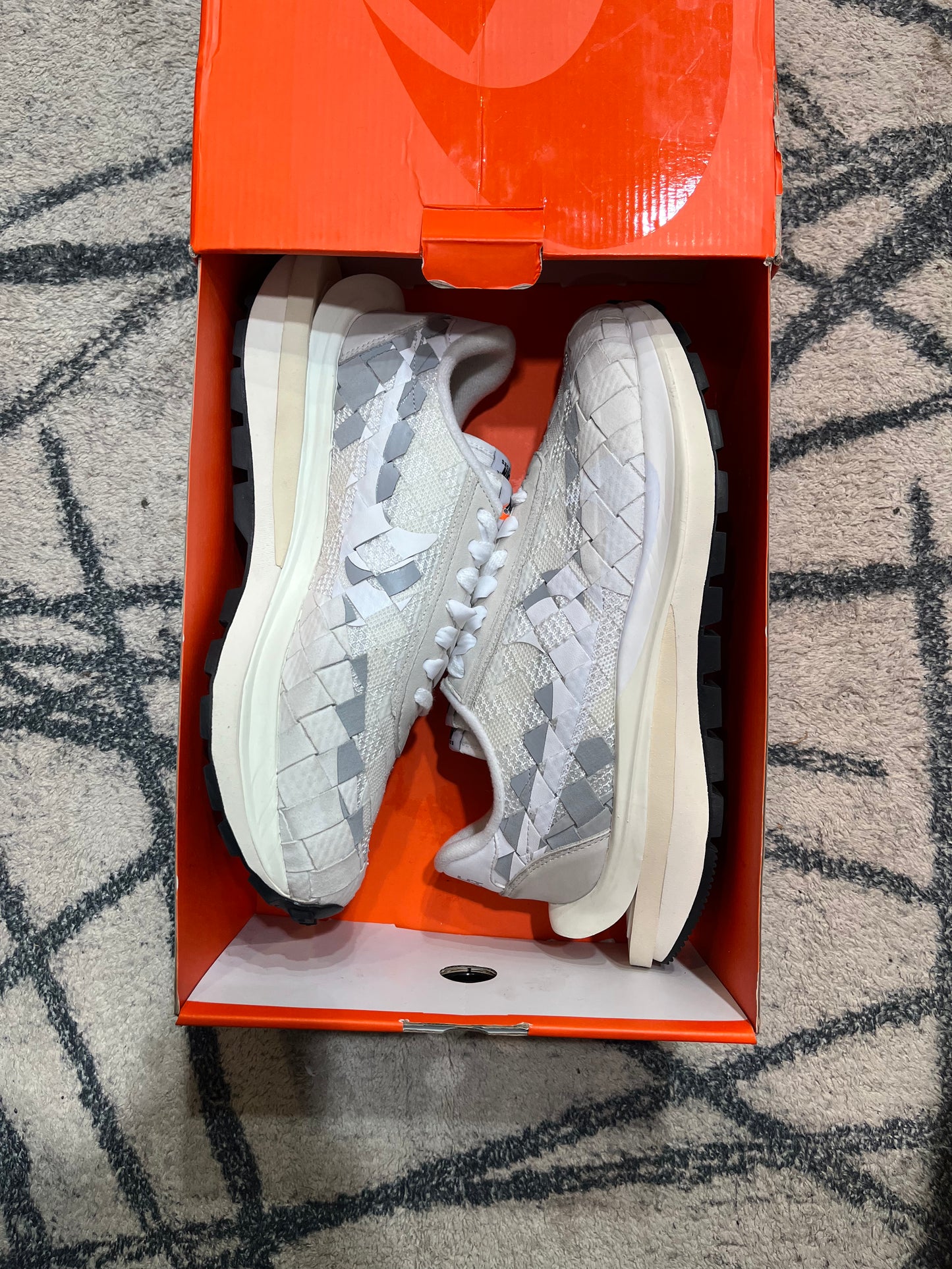 Nike Sacai Jean-Paul Gauthier White Grey
