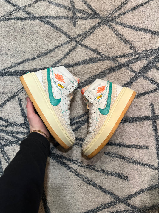 Air Jordan 1 Union  High Elevate Kinetic Green