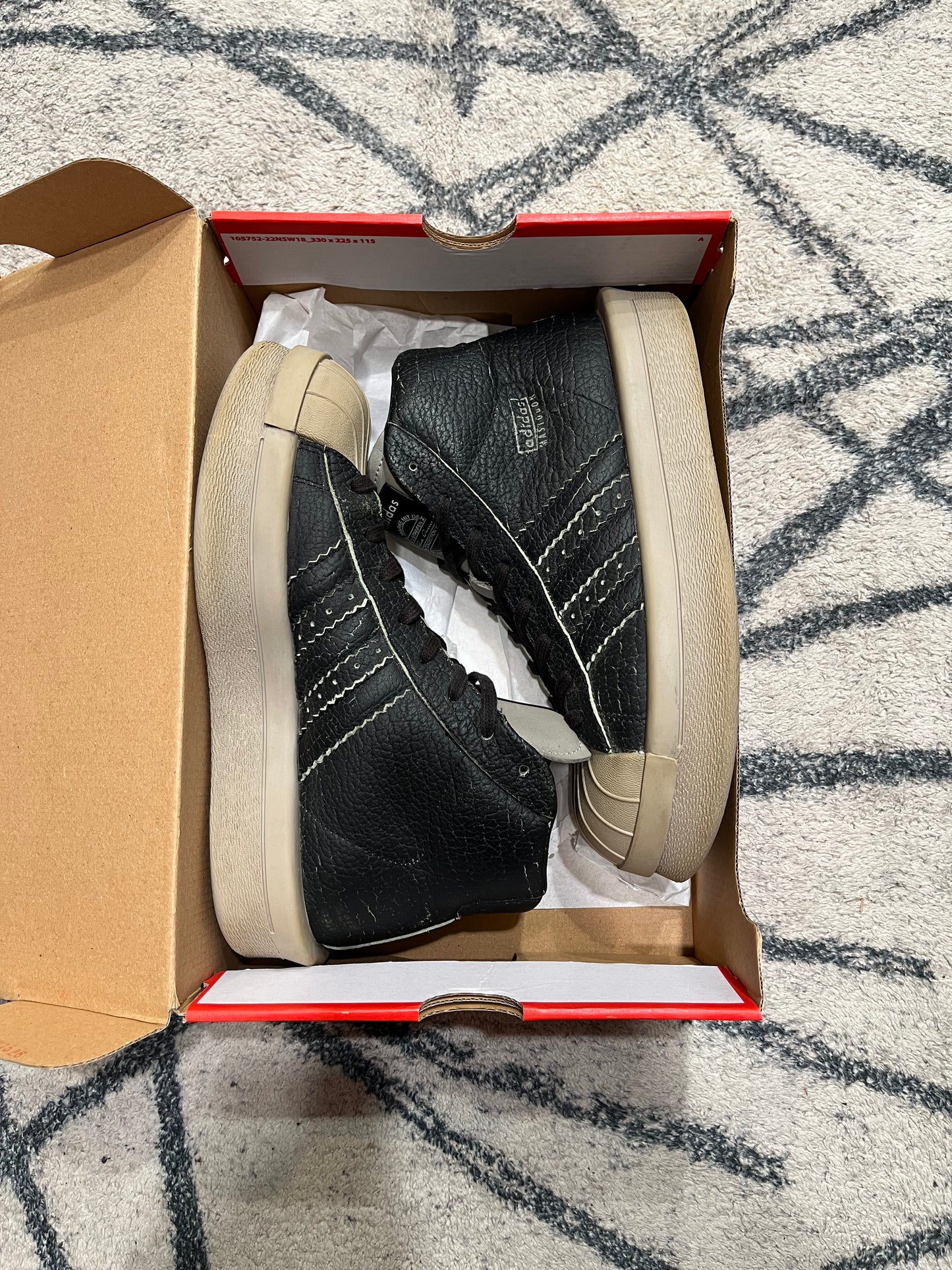 Adidas Rick Owens Mastodon Black