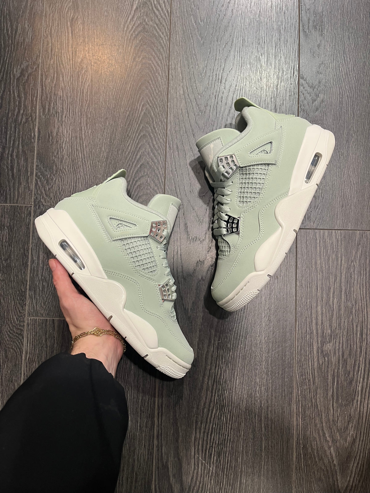 Air Jordan 4 Seafoam Sail