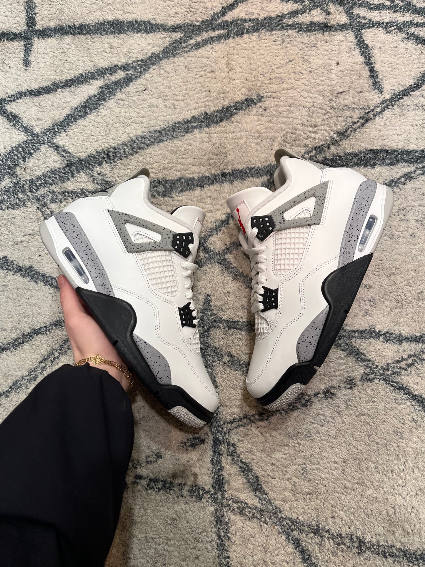 Air Jordan 4 White Cement