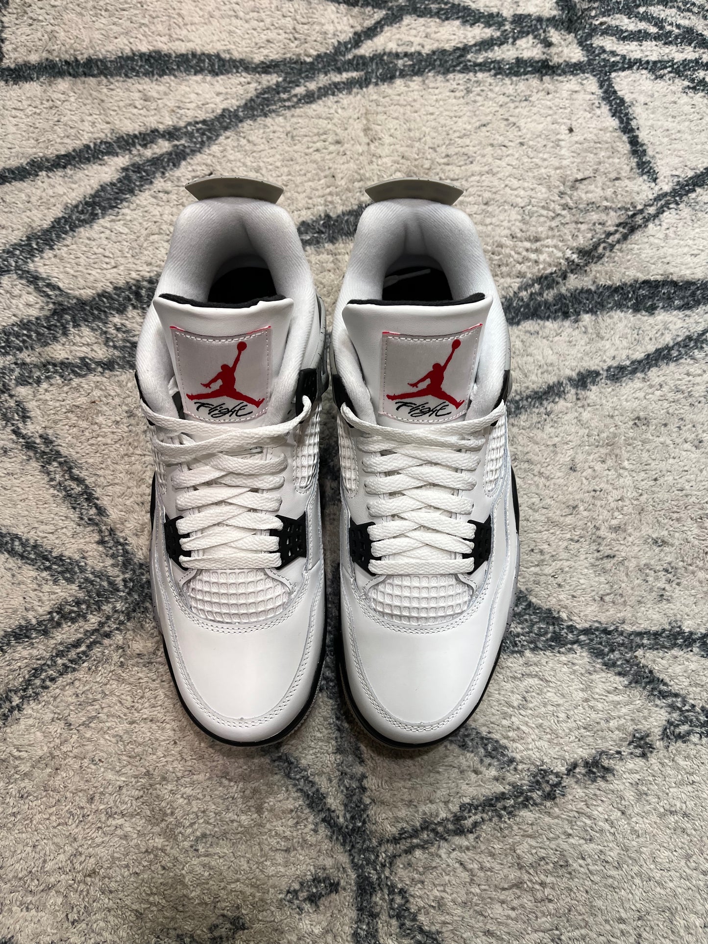Air Jordan 4 White Cement