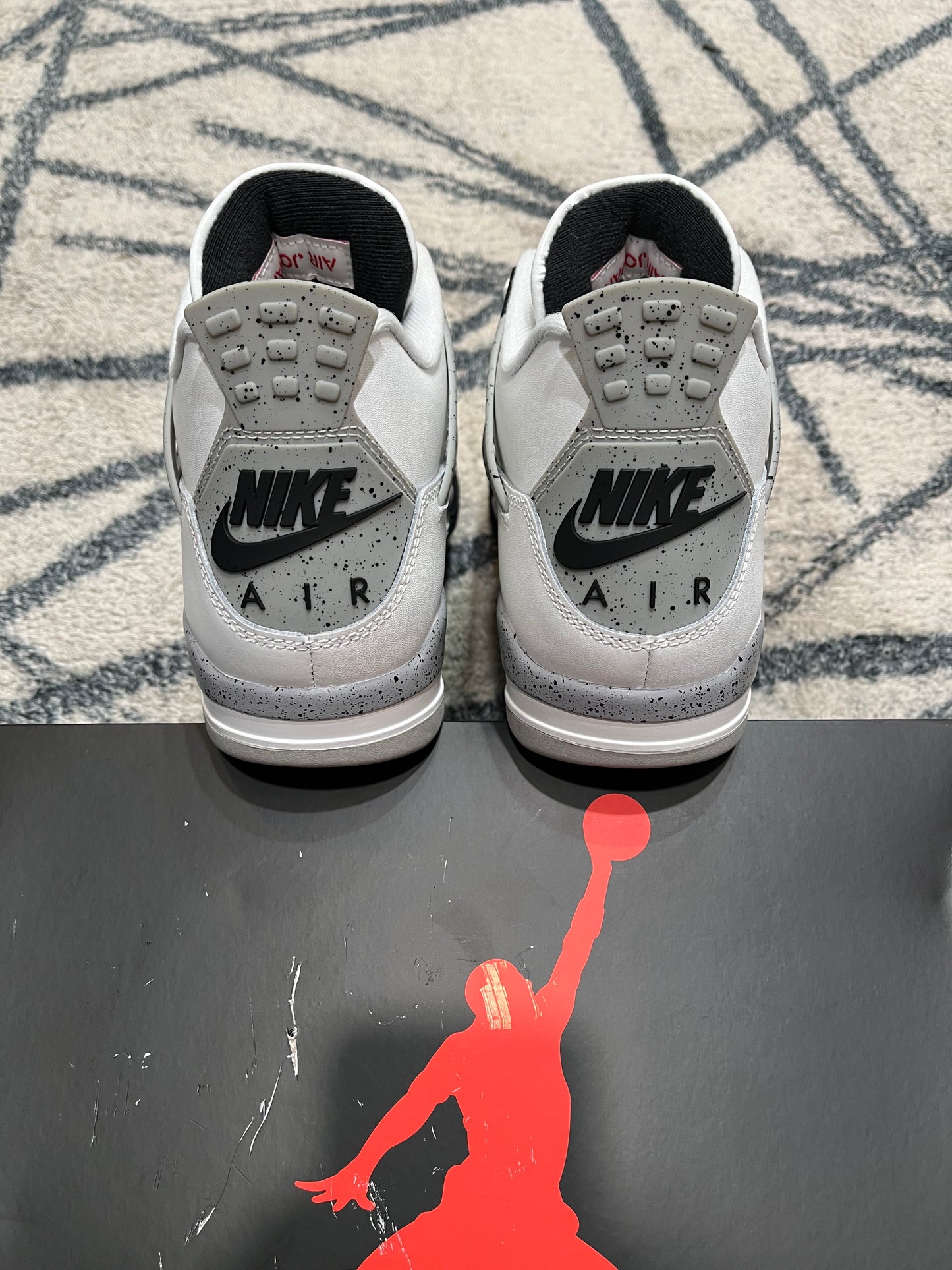 Air Jordan 4 White Cement