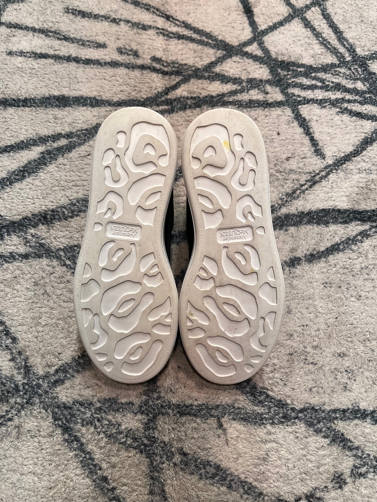 Alexander Mcqueen Black Velour