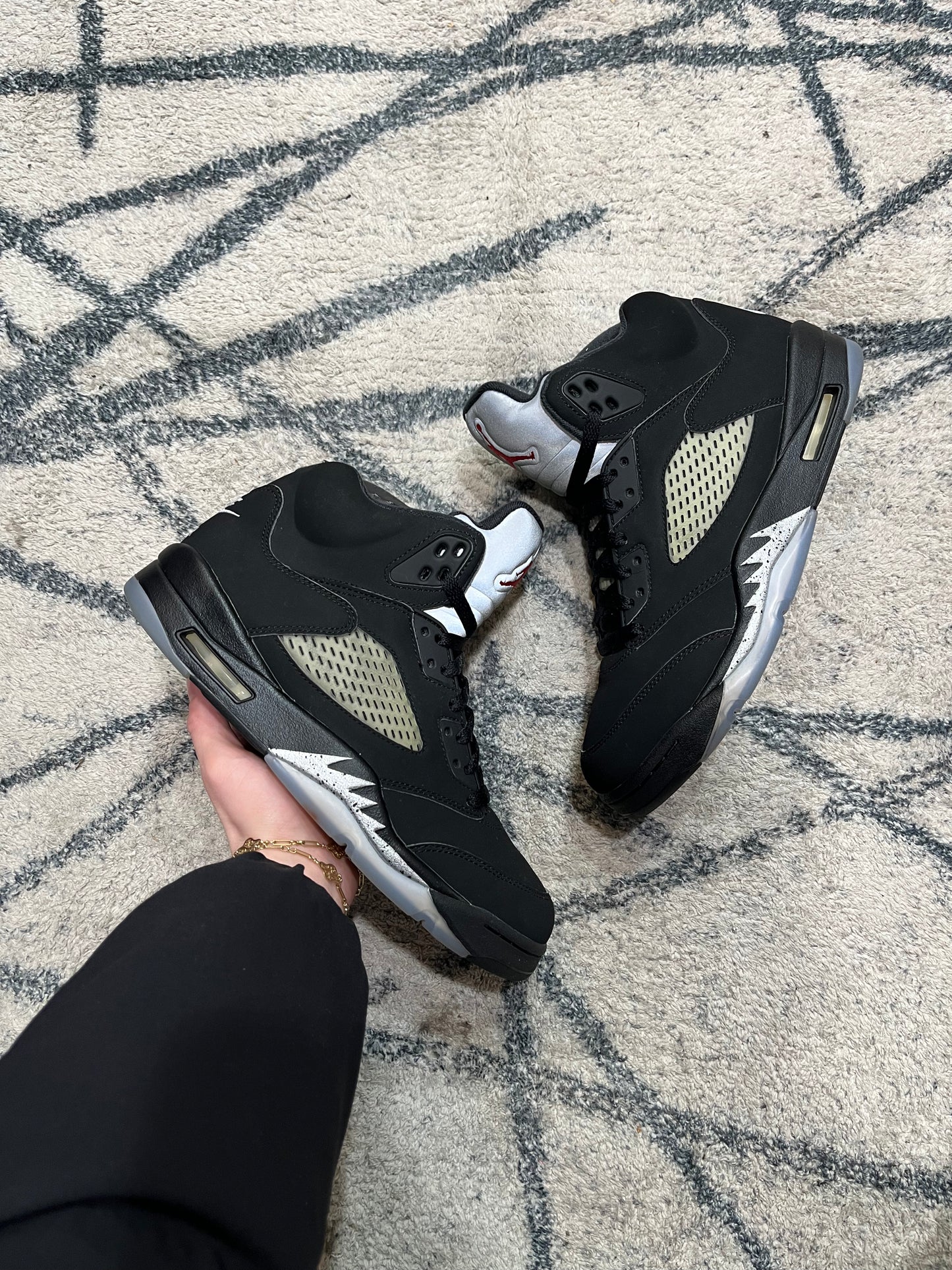 Air Jordan 5 Metalic Silver