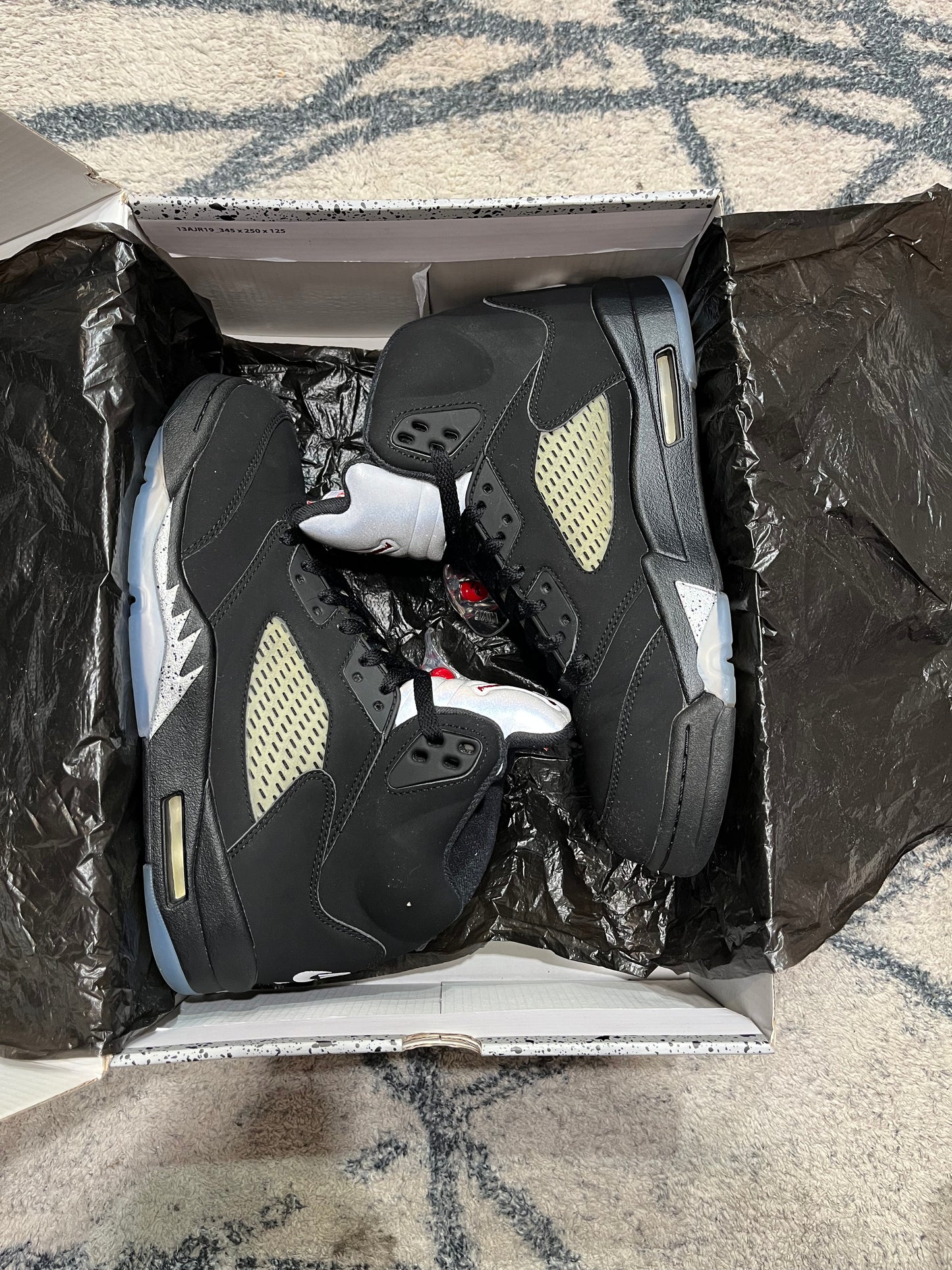 Air Jordan 5 Metalic Silver