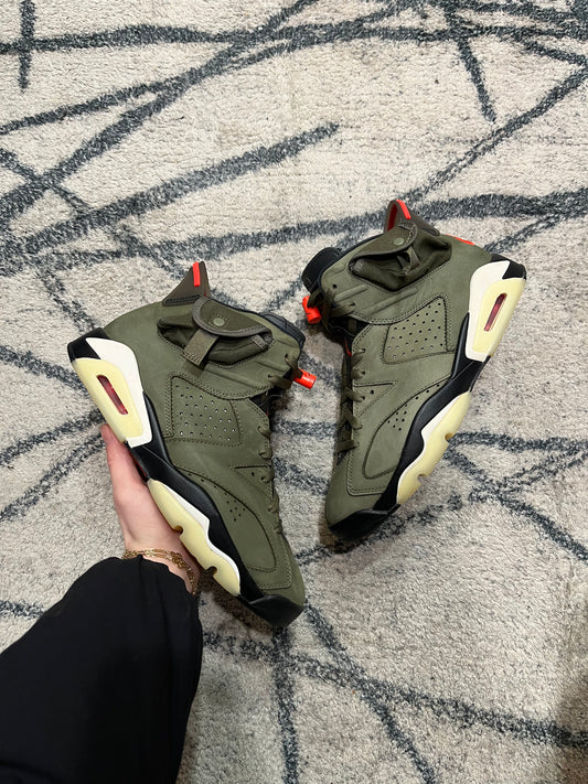Air Jordan 6 Travis Scott Olive
