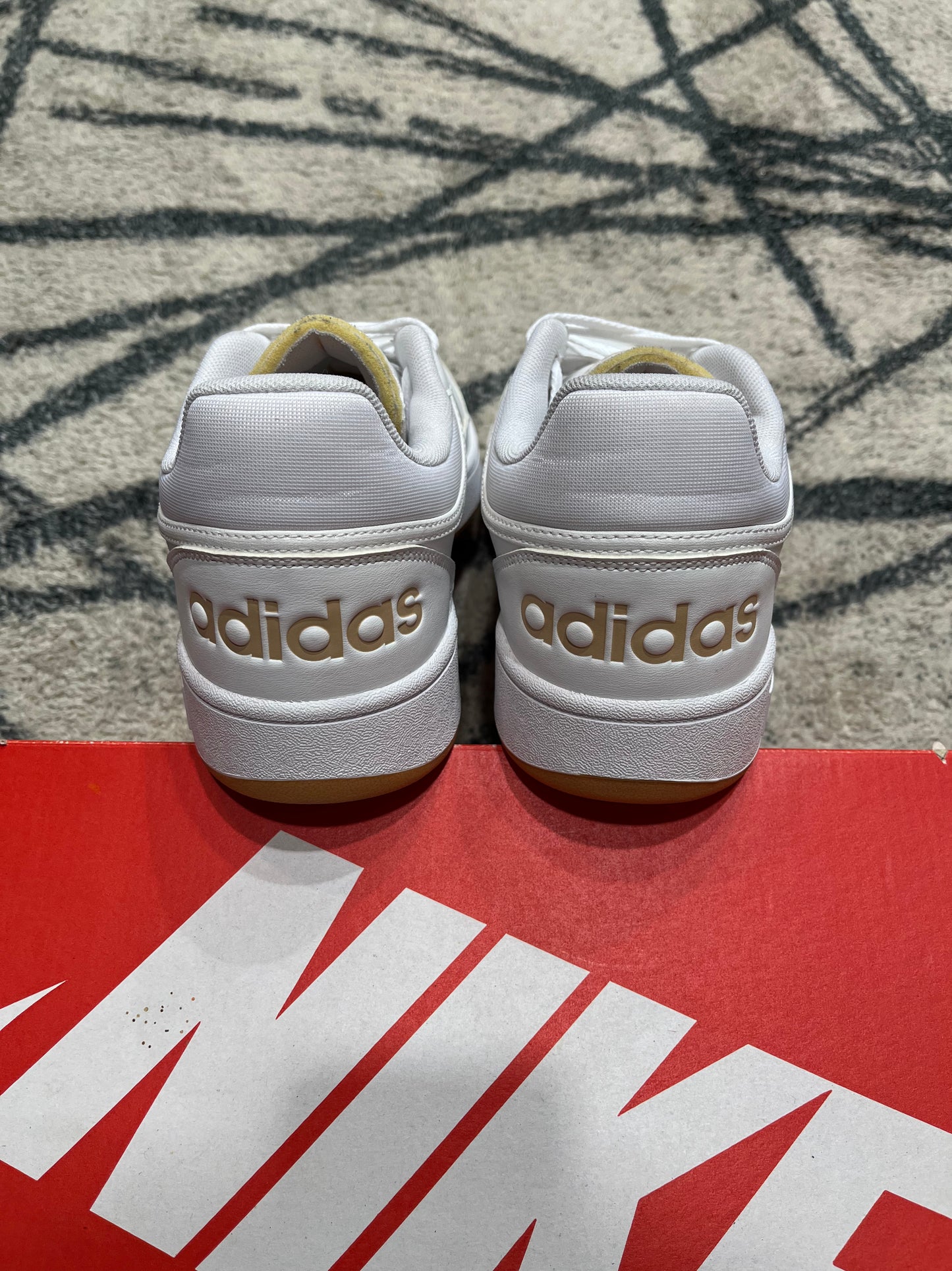 Adidas Hoops 3.0 White Gum