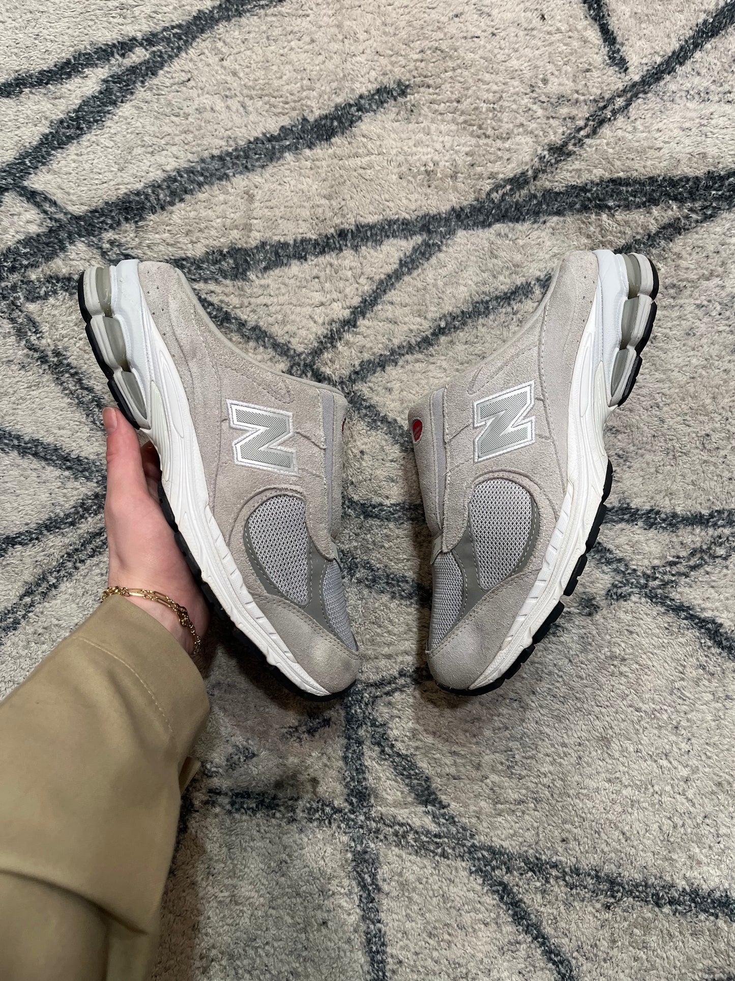 New Balance 2002r Mule Grey