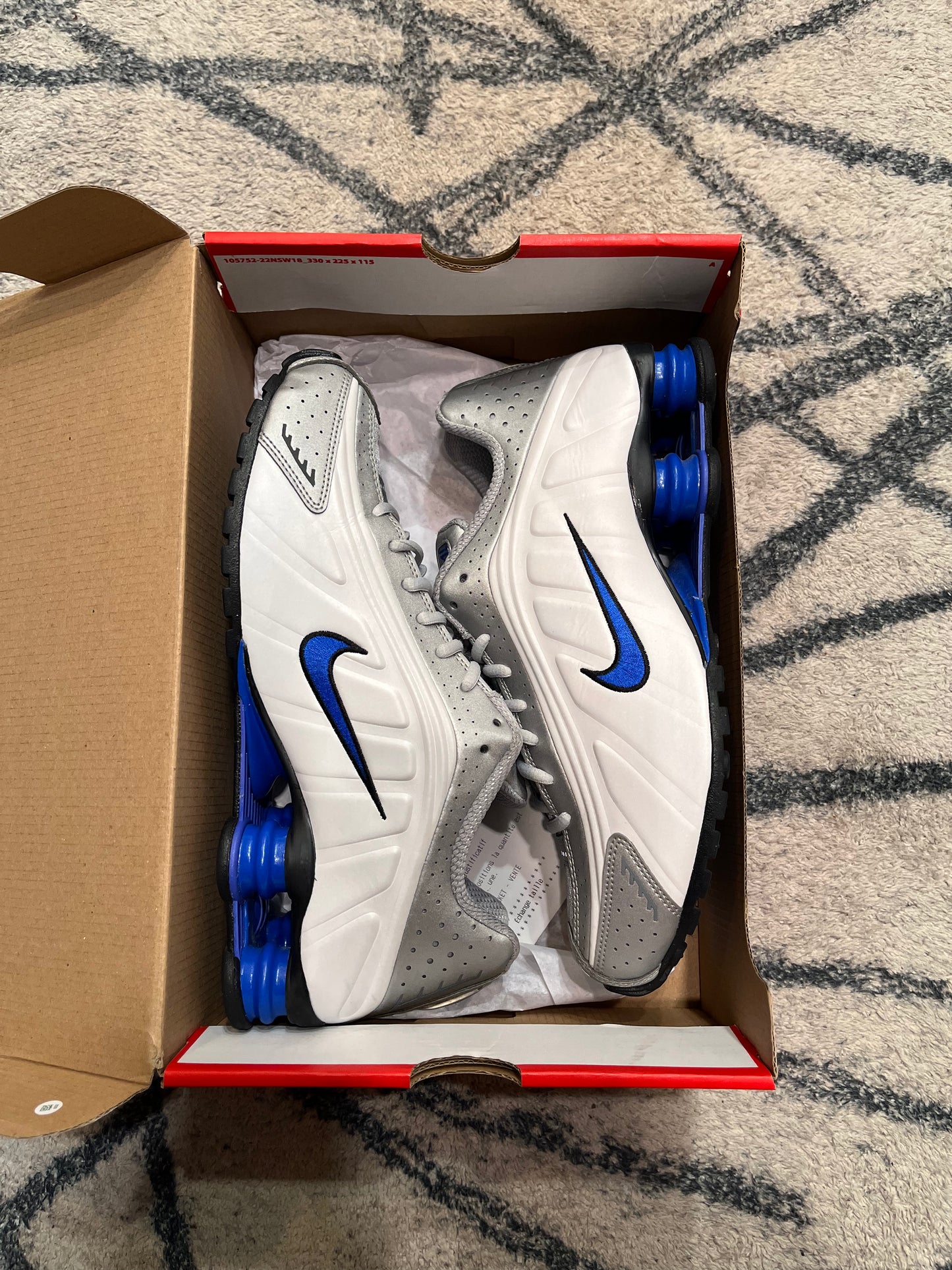 Nike Shox R4 Metalic Silver