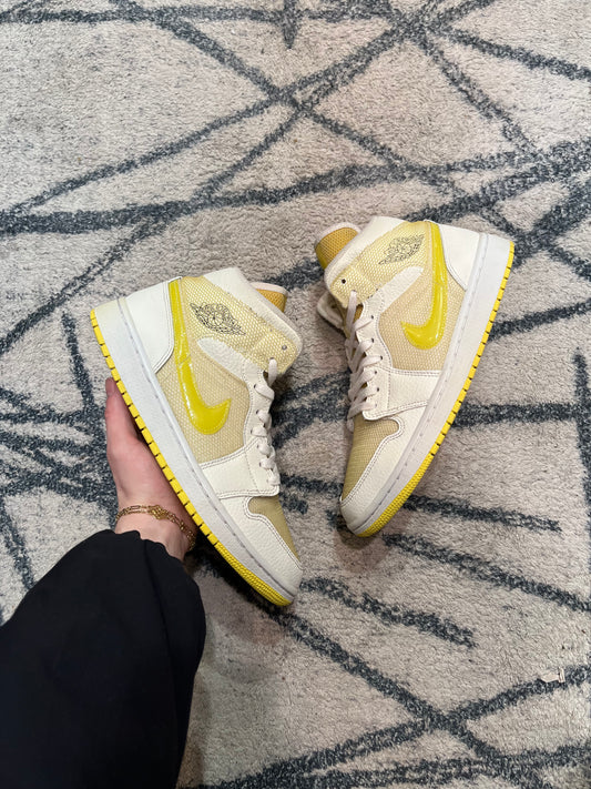 Air Jordan 1 Mid Yellow Voltage