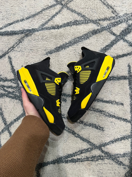 Air Jordan 4 Yellow Thunder GS