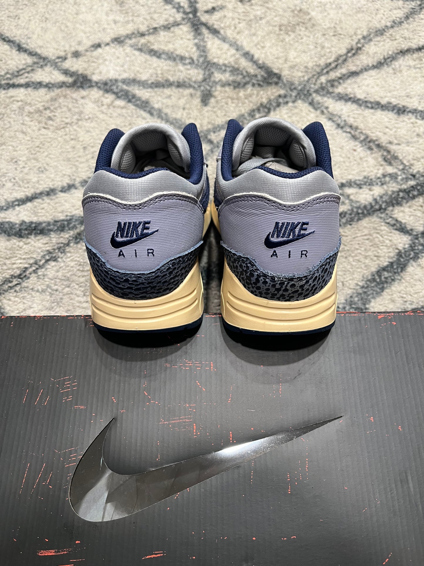 Nike Air Max 1 Big Bubble Safari Blue