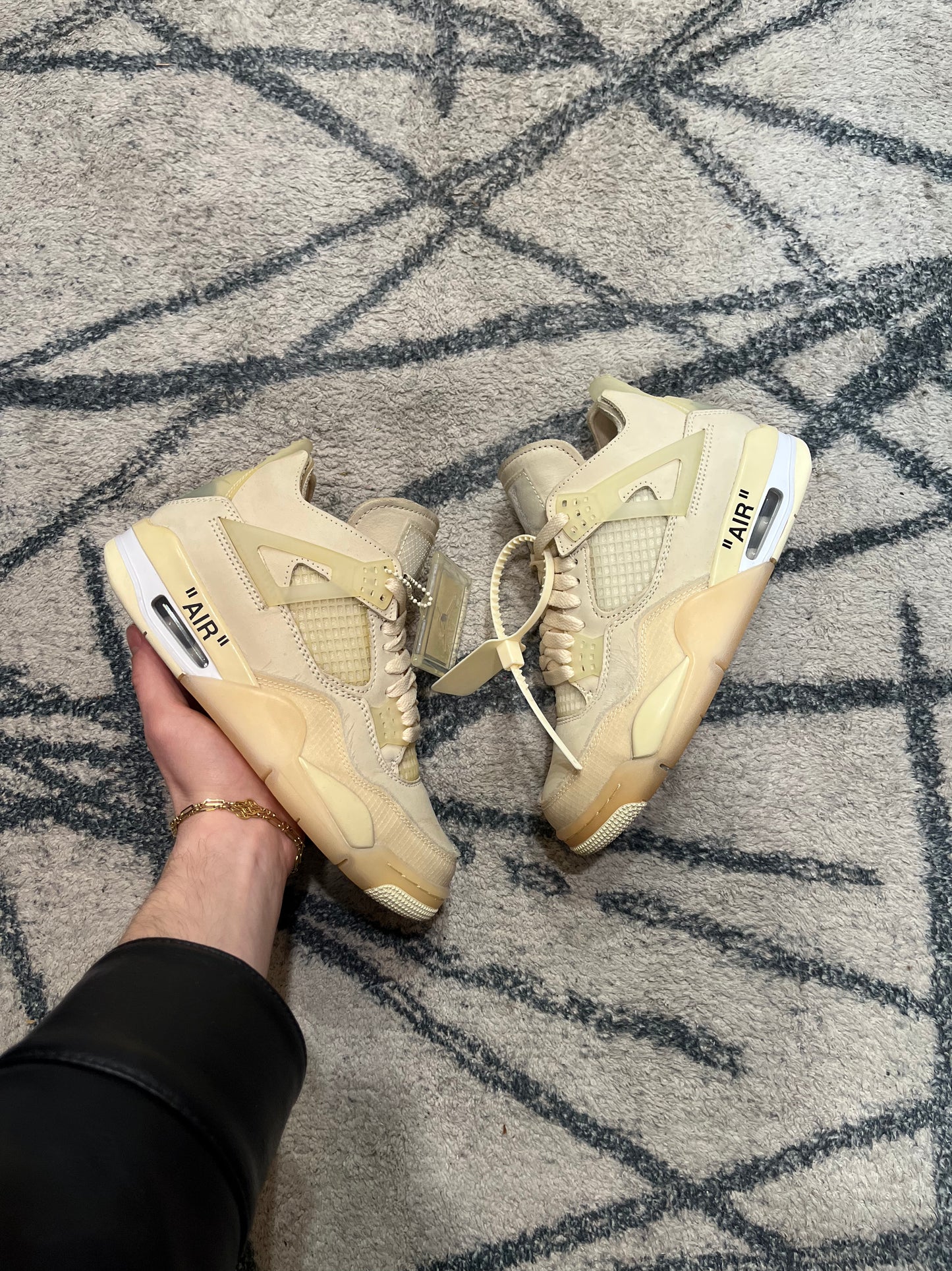 Air Jordan 4 Off White Sail