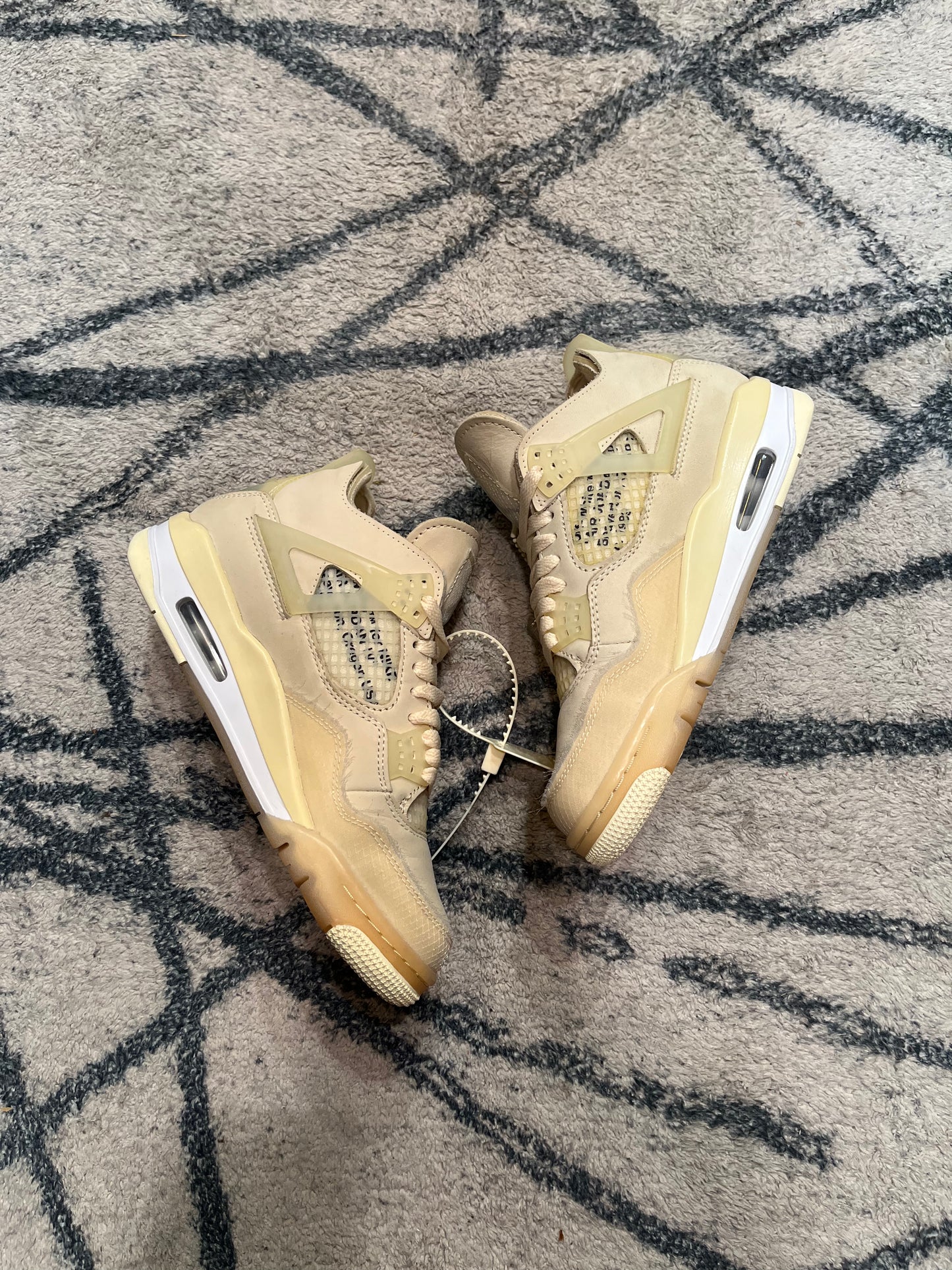 Air Jordan 4 Off White Sail