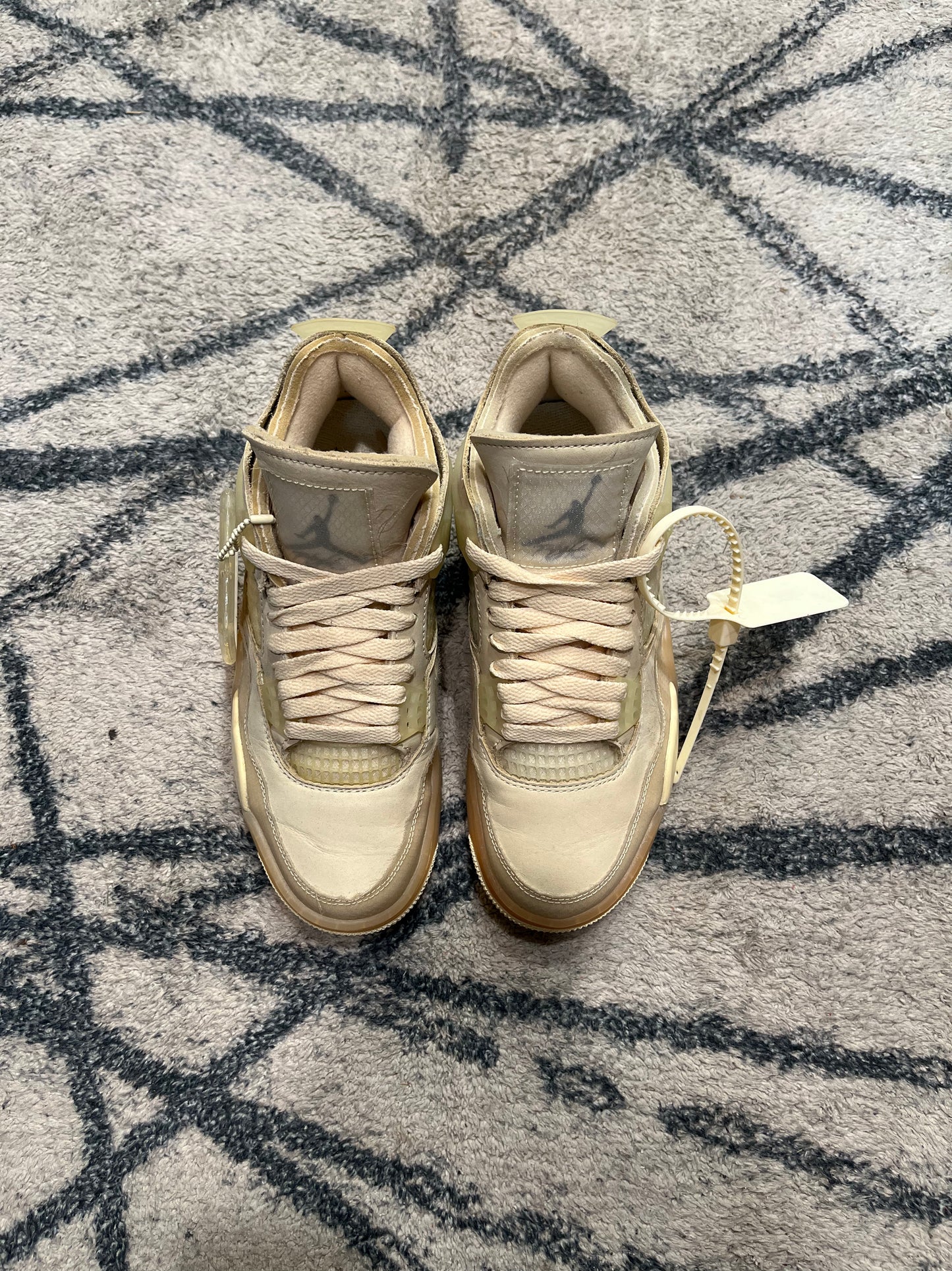 Air Jordan 4 Off White Sail