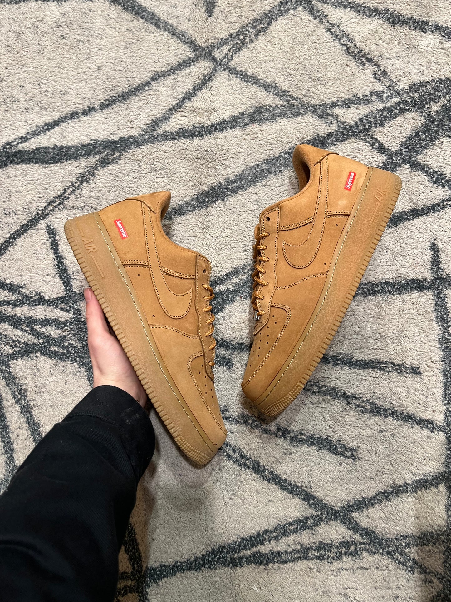 Nike Air Force 1 Supreme Gum Light Brown