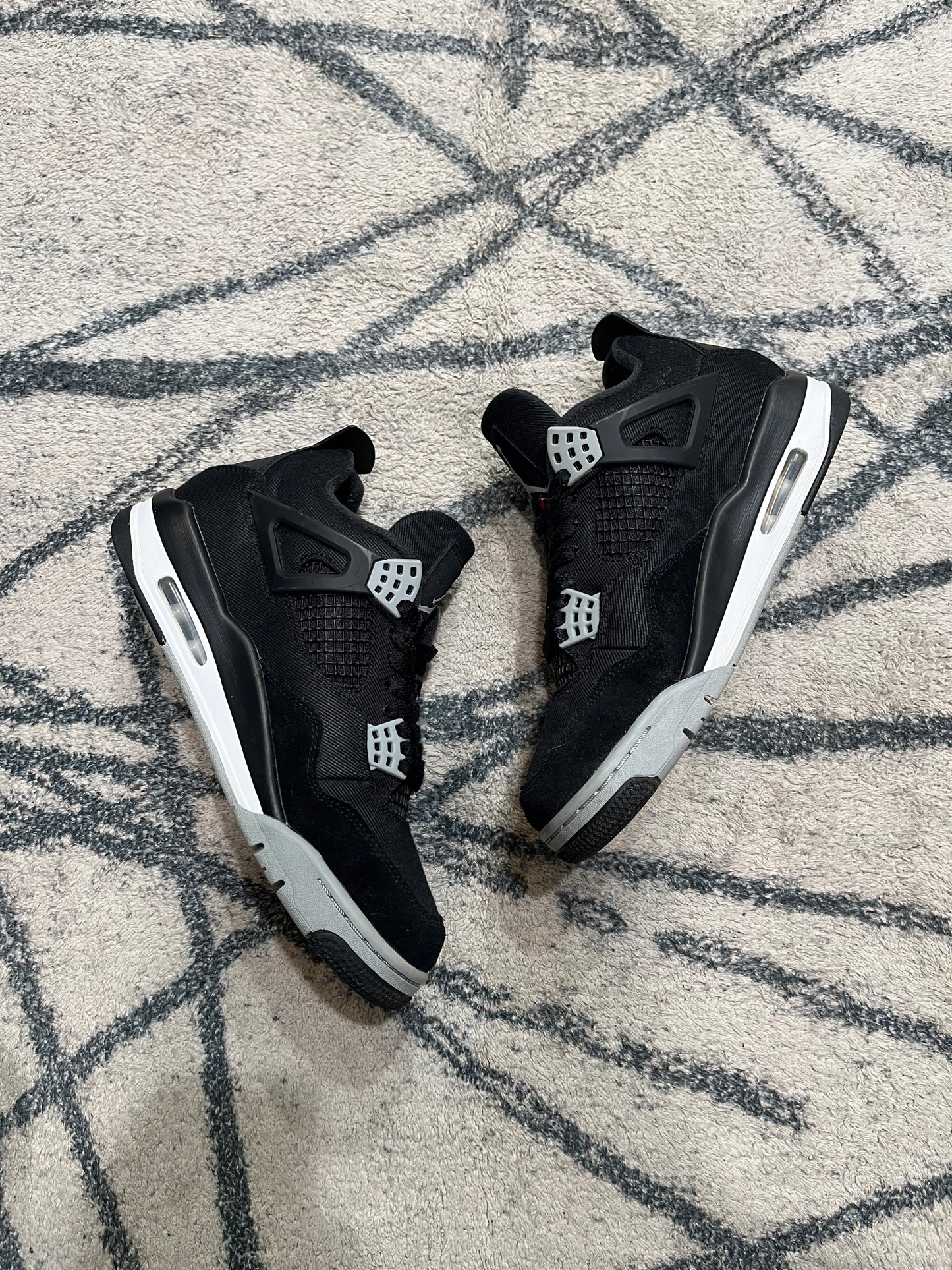 Air Jordan 4 Black Canvas