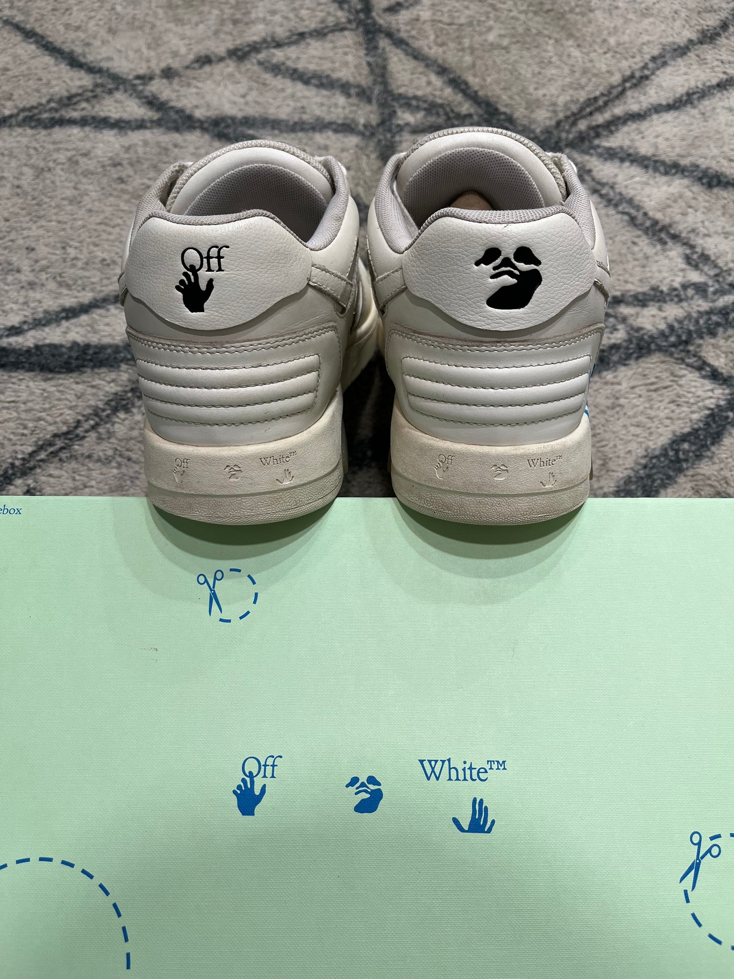 Off White Out Of Office Low For Walking Blue