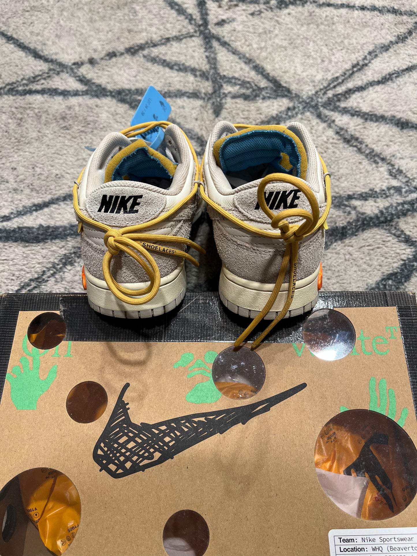 Nike Dunk Low Off White Lot 34