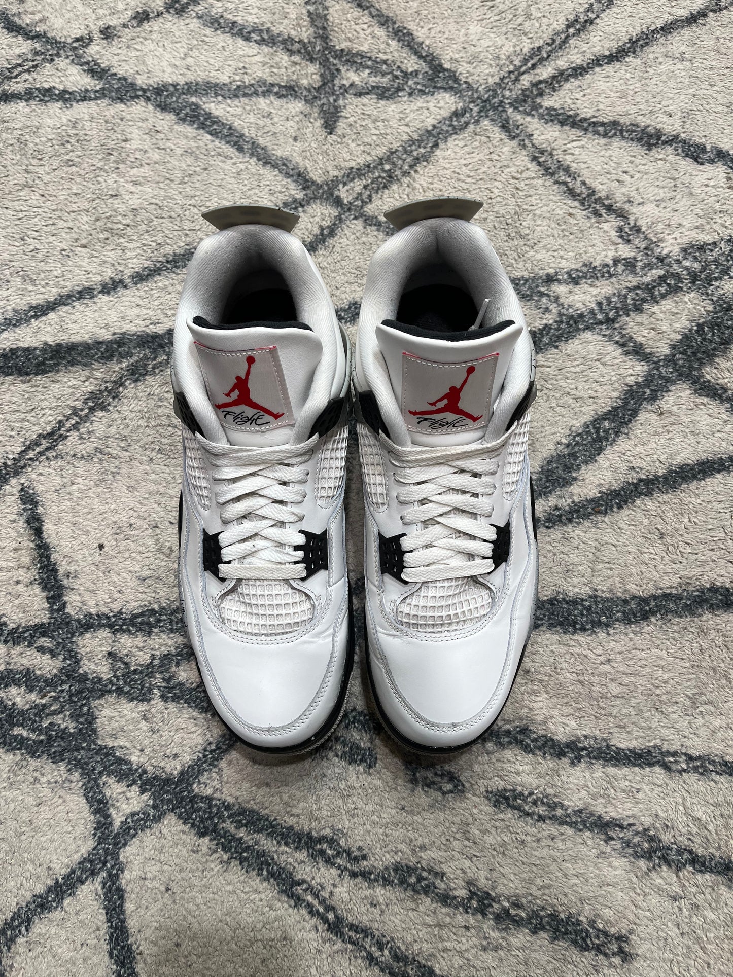 Air Jordan 4 White Cement