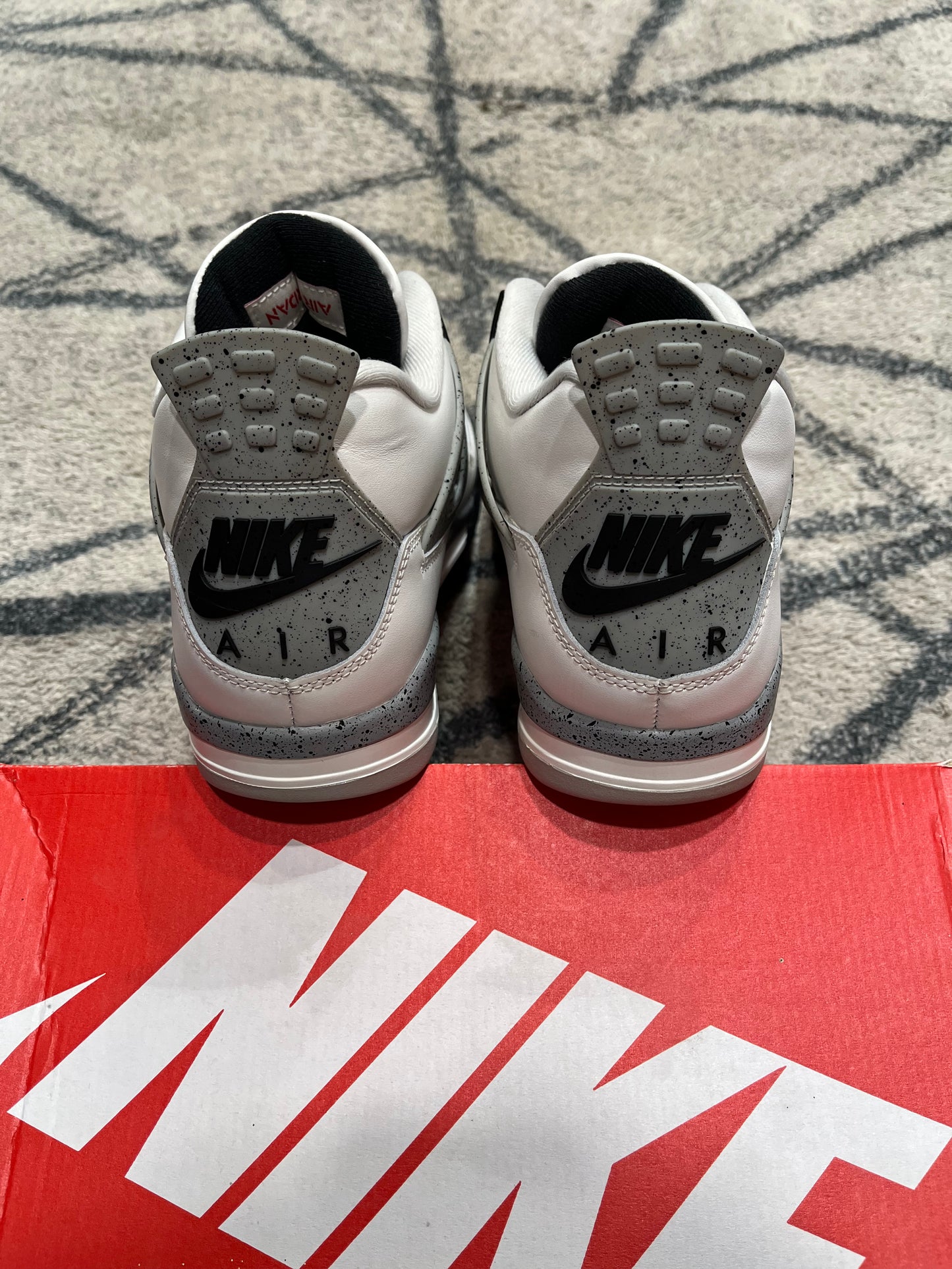 Air Jordan 4 White Cement