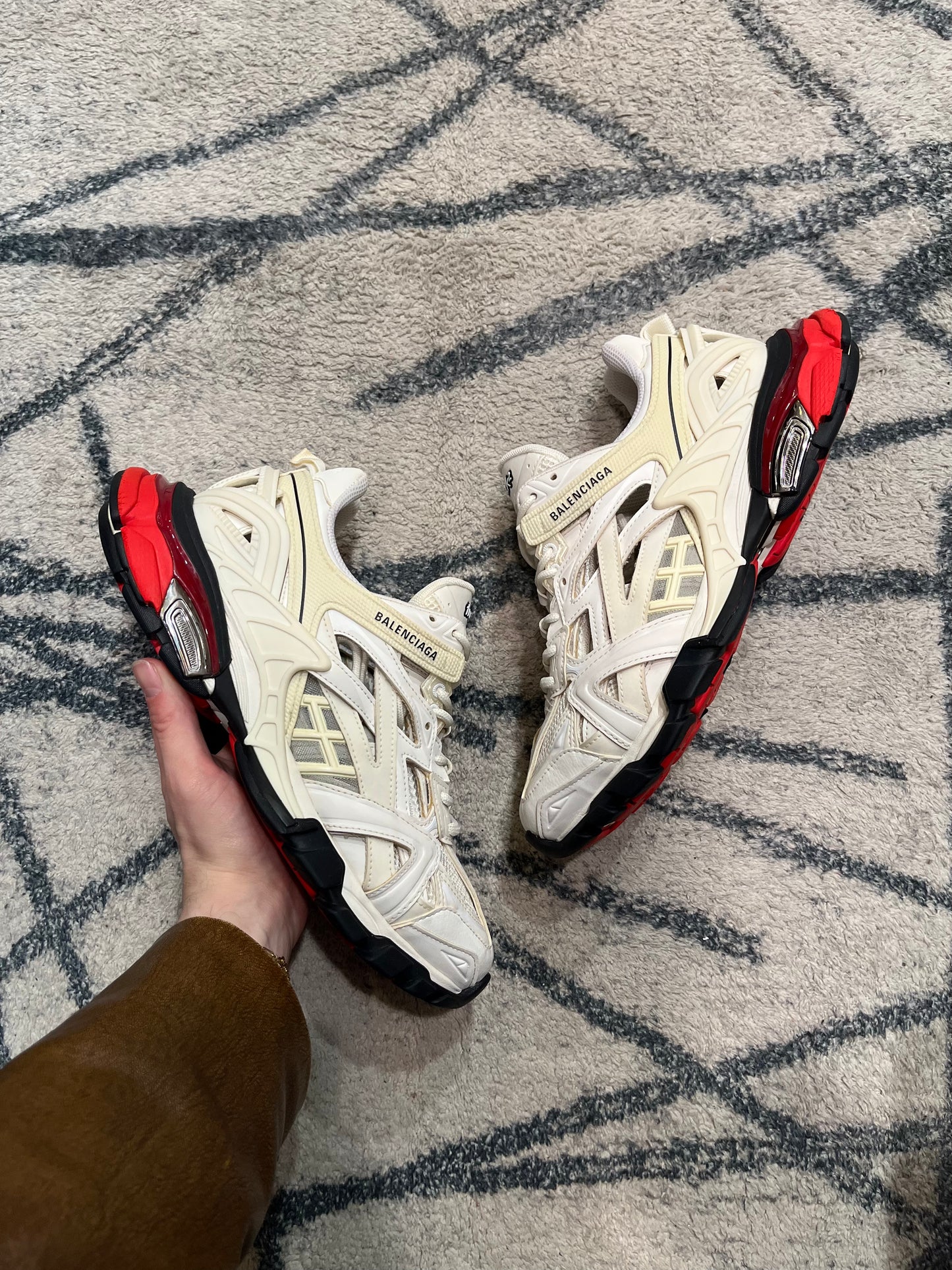 Balenciaga Track 2 White Red