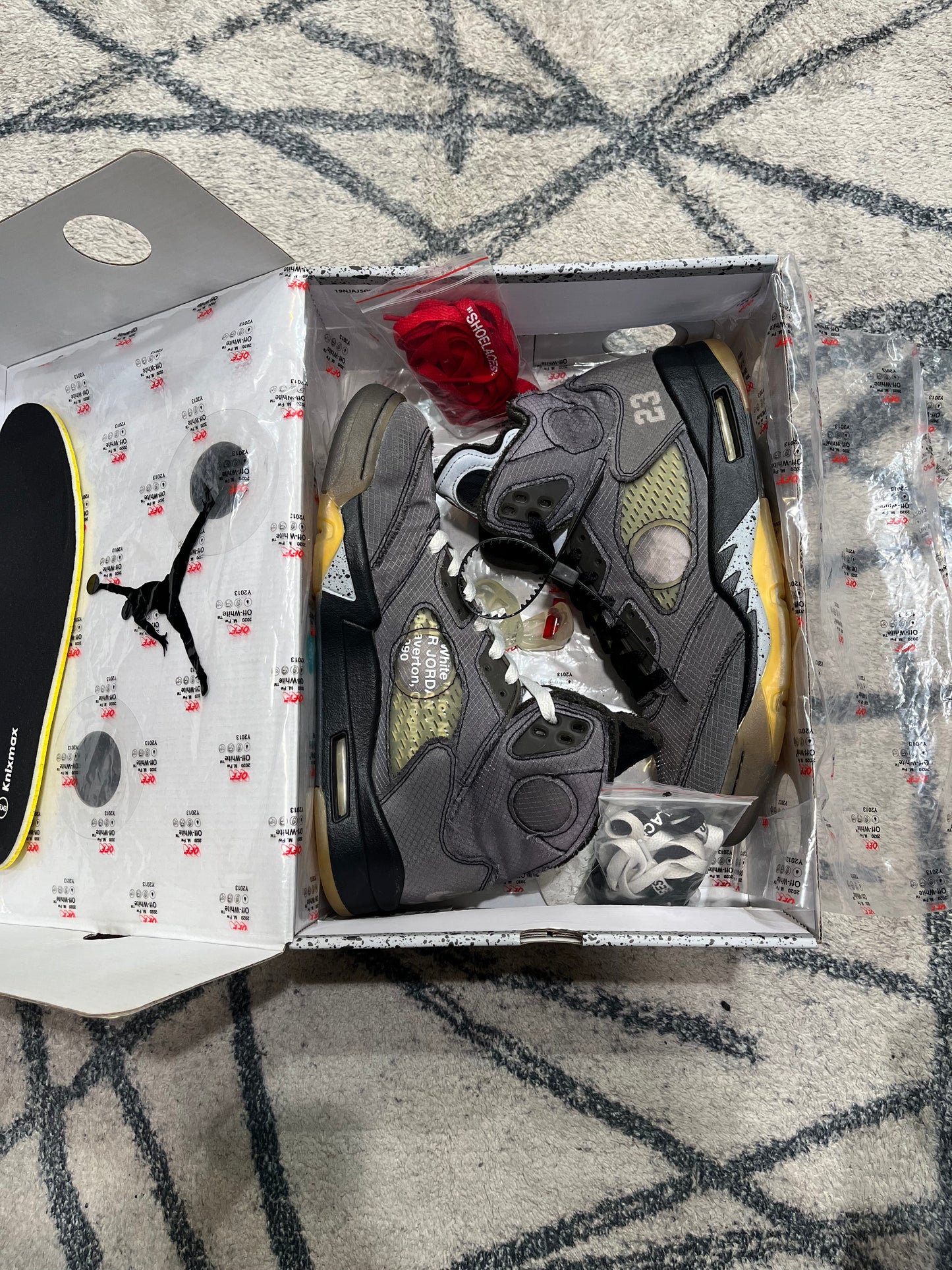 Air Jordan 5 Off White Muslin