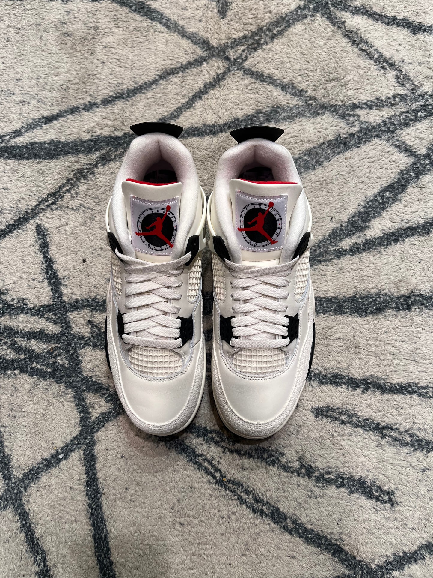 Air Jordan 4 Sail Black Flight Club