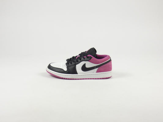 Air Jordan 1 Low Black Active Fuchsia